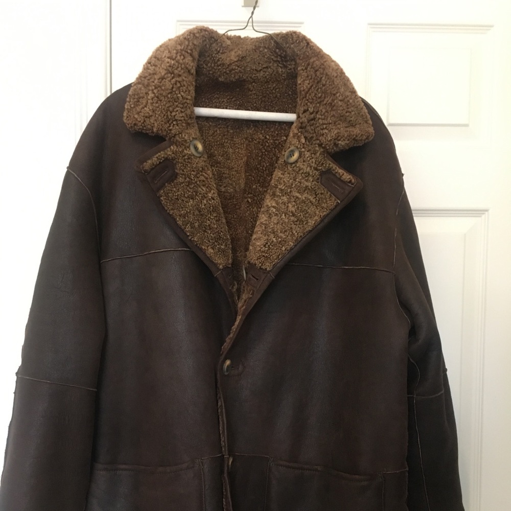 Vintage Genuine Sheep skin coat